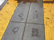 Sidewalk stamps