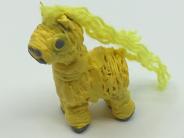 yellow plastic horse