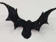 Black dragon wings made with a 3D pen