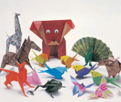 Various origami animals