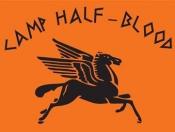 Camp Half-Blood flag with Pegasus