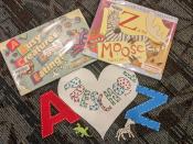 Books and letters for Preschool Storytime