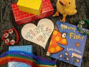 Books and blocks for Tiny Tots Storytime