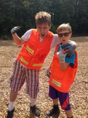 The record setting mulch moving team