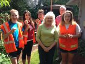 A grateful neighbor shares her peaches with TEAM Tualatin