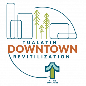 Tualatin Downtown Revitalization Logo Tualatin Downtown Revitalization Logo