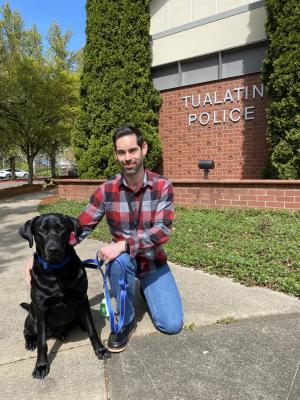 K-9 Onyx and Handler Josh
