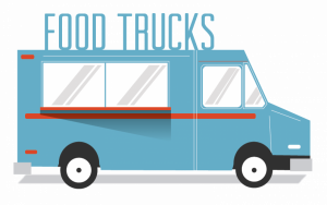 graphic image of food cart truck