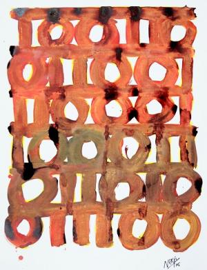 Photo of work "Binary art on paper. ( Albert Vergés)"