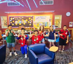 Tween Takeover group photograph, taken in Teen room.