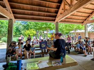 Join us for Storytime in the park, starting 6/25, 10:30-11:30am.