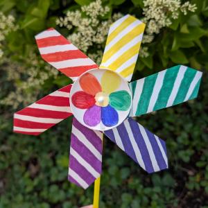 Wheel made of paper