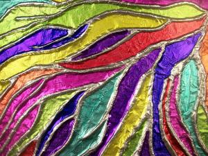 photo of embossed foil