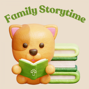Family Storytime: Wednesdays 10:30am to 11:30am, in the community room.