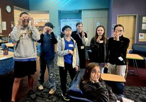 Photo of tweens who volunteered in Nov 2025.