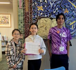 Nestor and tween volunteers