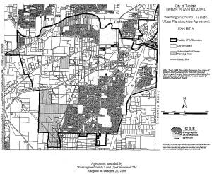 UPAA Exhibit A map