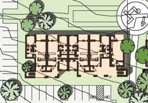 Example site plan drawing