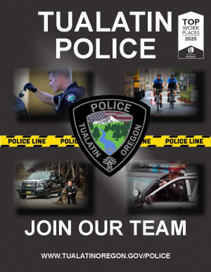 Tualatin Police Department Join Our Team