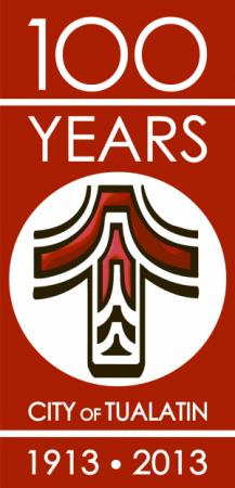 The City of Tualatin, Oregon Centennial Logo