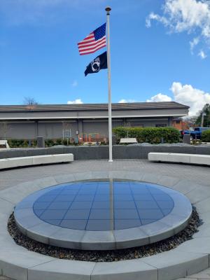 Veterans Plaza Flagpole