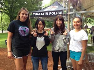 TEAM Tualatin volunteers get ready for the Crawfish Festival