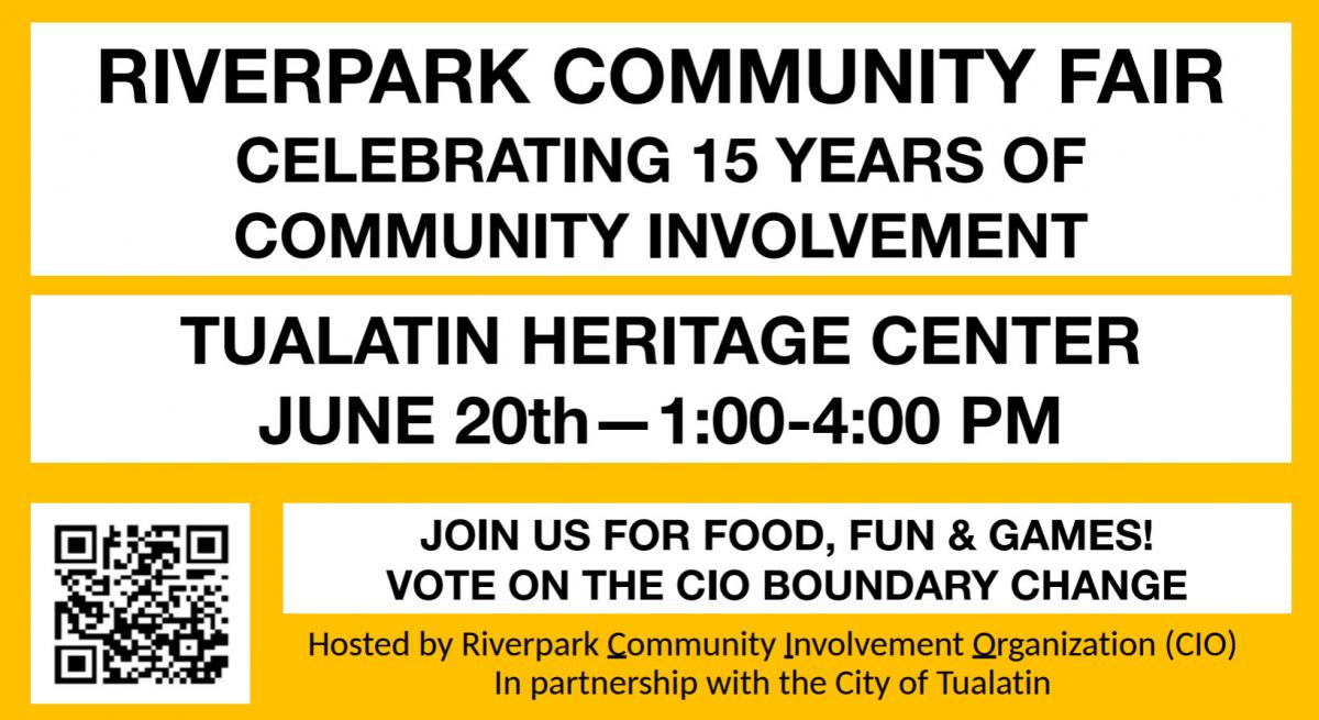 Riverpark Community Fair Flier