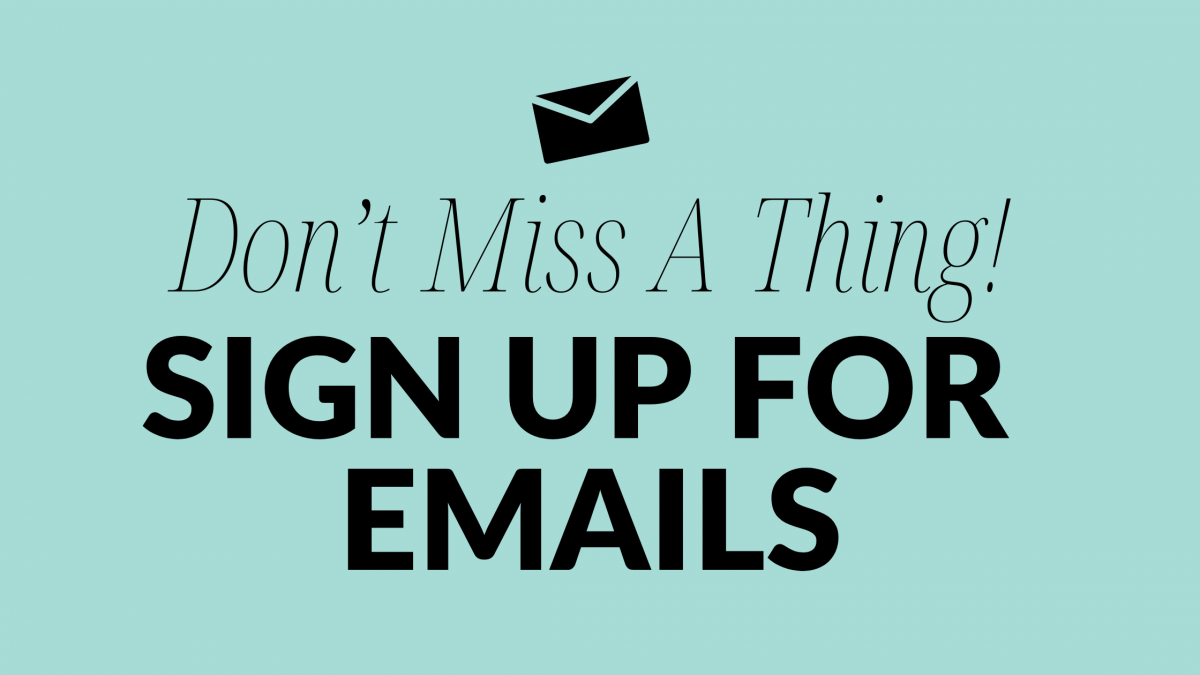 Sign up for updates