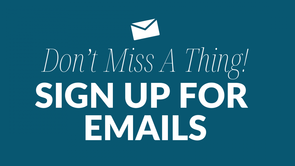 Sign up for updates