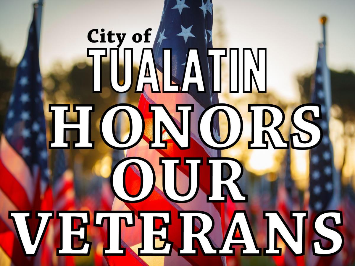 Tualatin Honors Our Veterans Signs