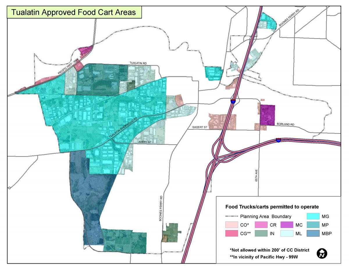 Food Cart Map