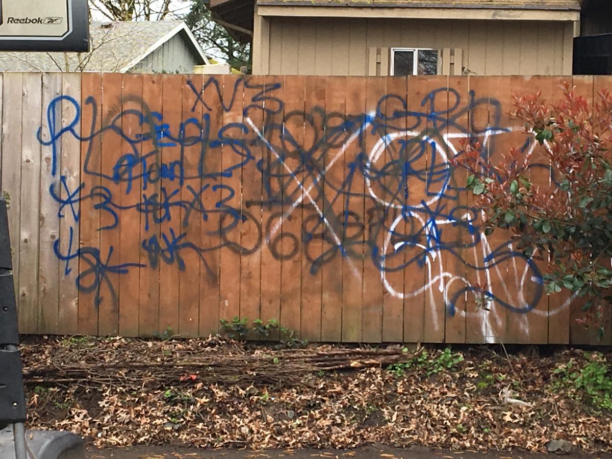 Graffiti in Tualatin