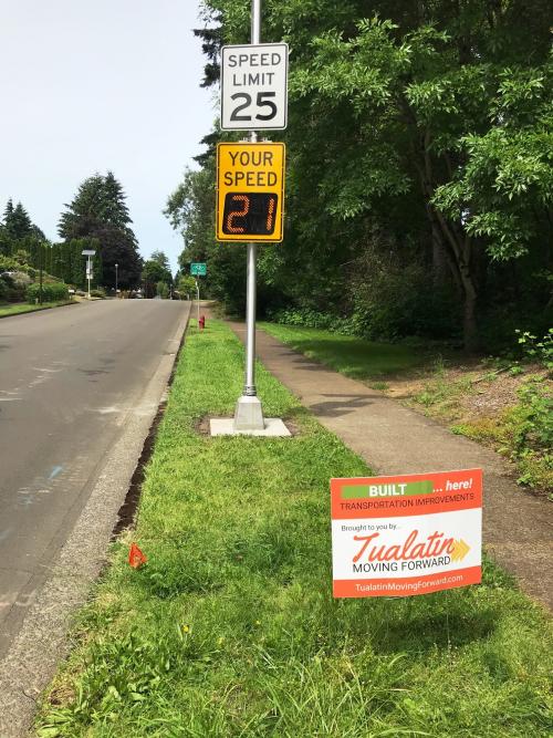 Drivers Take Notice of New Speed Signs